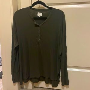 aerie long sleeve thermal tee